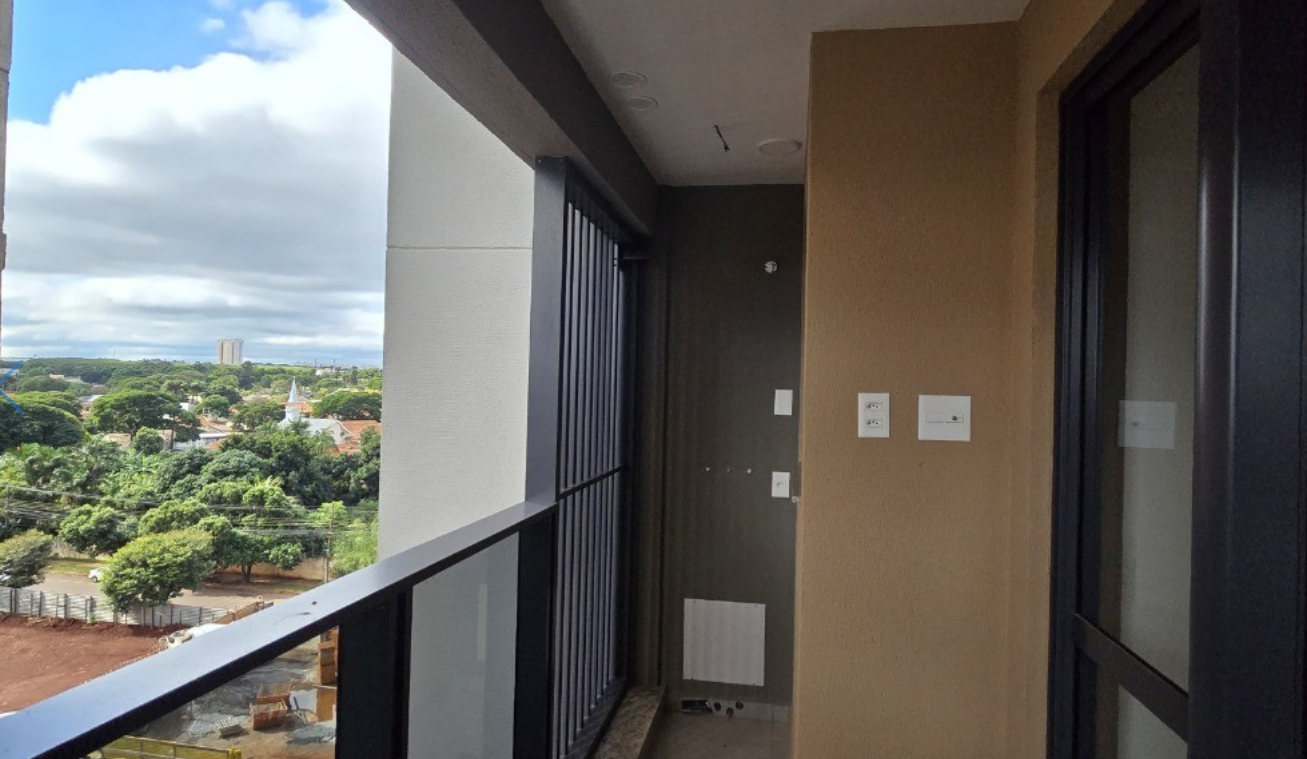 Blend Residence - sacada com vista e apoio gourmet