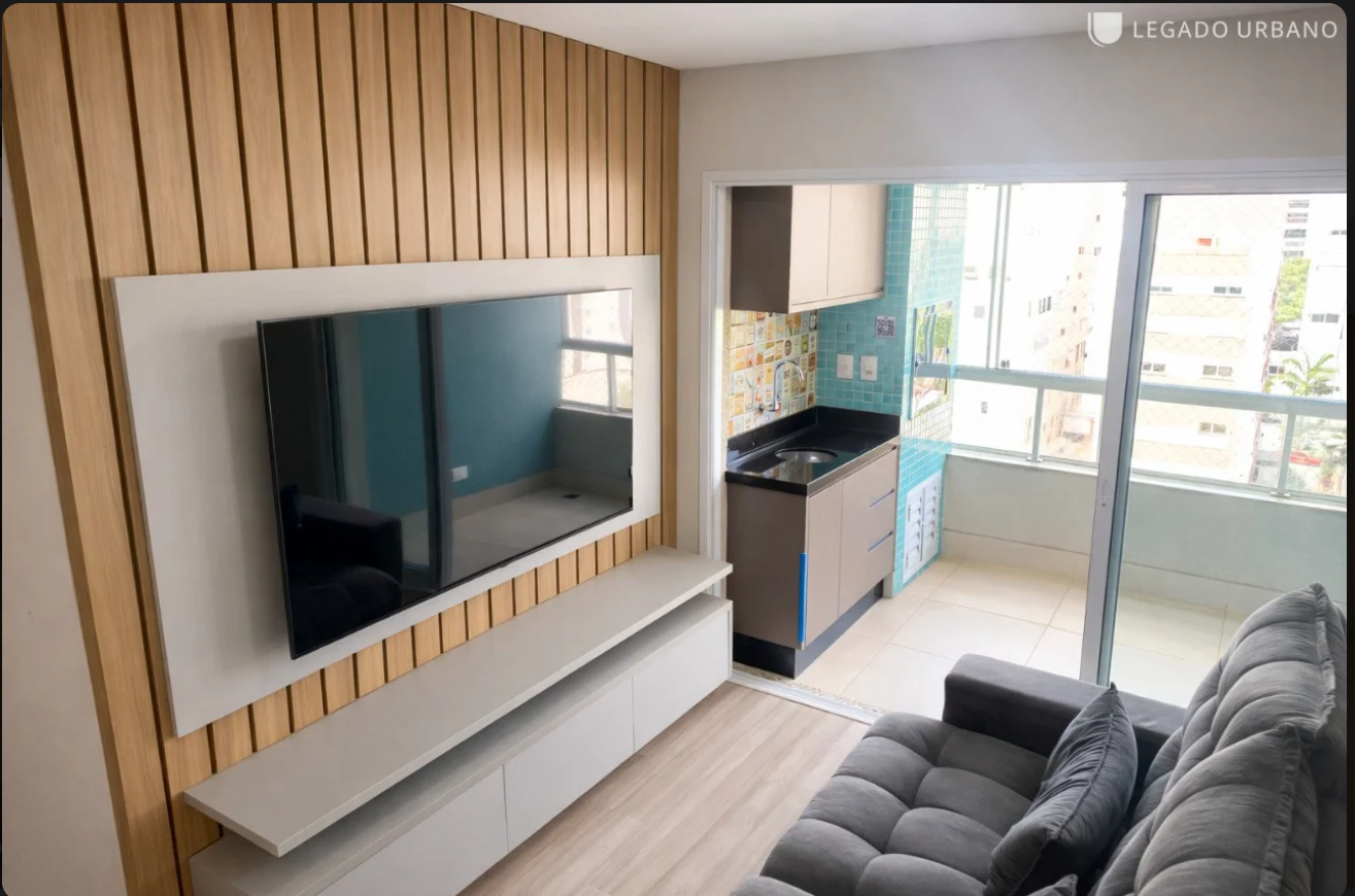 Living do apartamento no Maison Florence